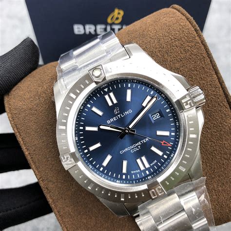 breitling colt 44 replica|breitling colt automatic 44mm blue.